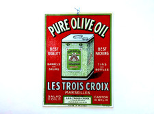 Plaque publicitaire cartonnée