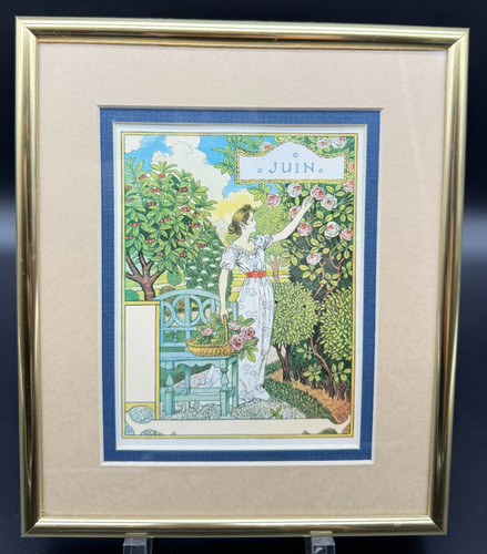 Eugene grasset june calendar - june,