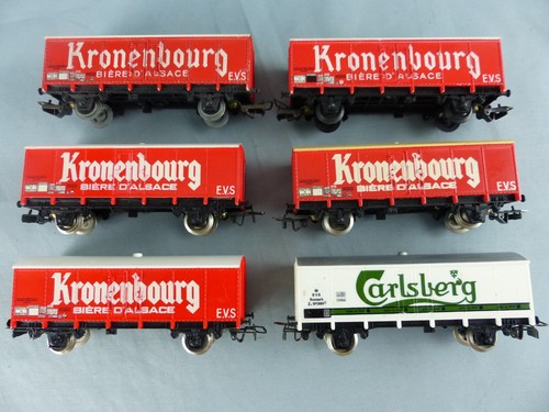 Jouef lot de 6 - jouef, wagons