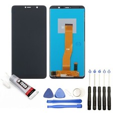 VITRE TACTILE+ ECRAN LCD POUR WIKO Y80 5.5" NOIR+OUTILS+COLLE