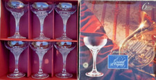 Cristal d'arques  6 Coupes a champagnes modèle Granville comme neuves