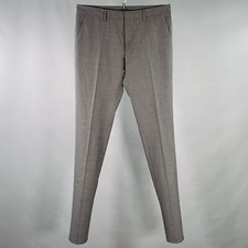 Pantalon De Costume À Plat En