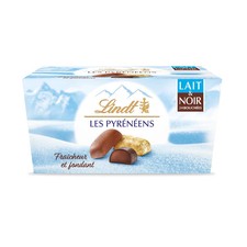 Bouchées de Chocolat Lait et Noir, Pyrénéens LINDT 175gr x3
