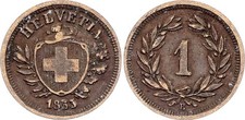 1 Centime - Armoiries - 1853