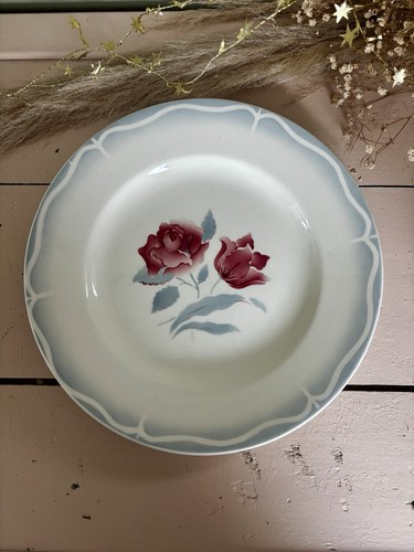 Ancien plat service - de, rond