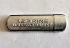 TUBE ALUMINIUM " ASPIRINE Usines du Rhône " EN RELIEF SUR LE DESSUS - Médicament
