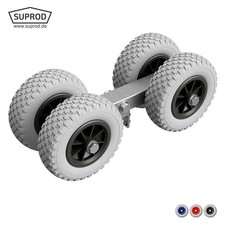 4 fois Chariot de mise à l'eau rouleaux aide à la mise à l'eau Ø 200 mm