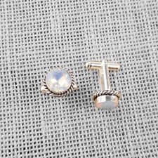 Argent sterling lait opale