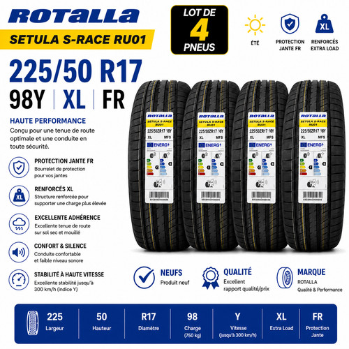 Lot pneus 225 50 r17 - lot,