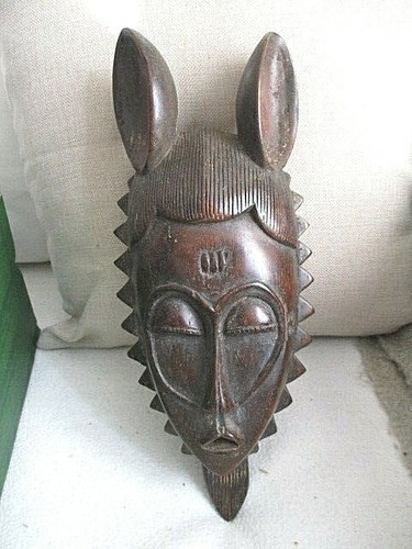 Masque africain ancien - ancien, baoulÉ