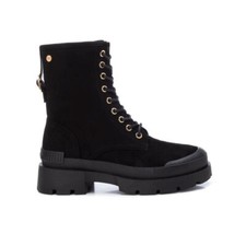 XTI Bottines De Femme Rangers Militaire Bottes Chaussures Hiver Végétalien