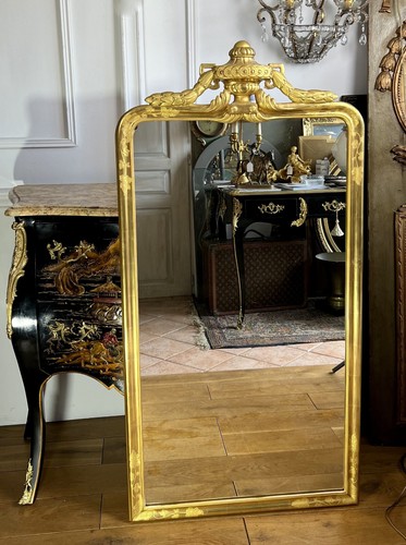 Miroir ancien alsacien - alsacien, bois