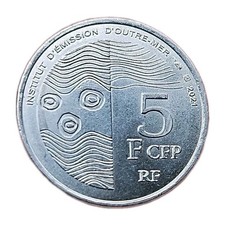 5 Francs 2021 Outre Mer Cfp Nouvelle Caledonie Polynésie Tahiti