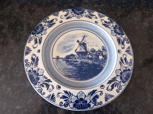 Belle assiette décorative - , en