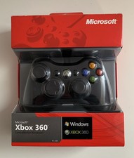Microsoft Manette Noire Xbox 360 PC Filaire En Boîte