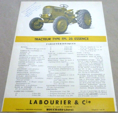 Labourier fpl25 tractor - fpl25,