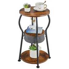 Table d'appoint ronde à 3