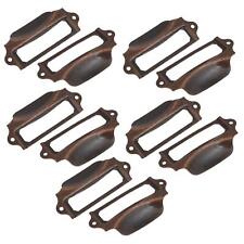 Cabinet boîte Tag tiroir porte-étiquette châssis Poignée 90mm x 43mm 10pcs