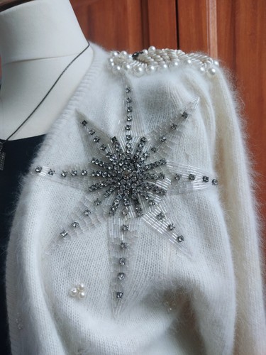 Gilet cardigan femme blanc