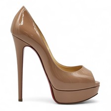 Christian Louboutin Lady Peep 150 Cuir Verni Tennis Ue 36 US 5.5 - Neuf