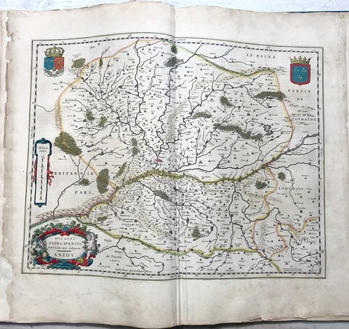 C1645 blaeu carte - c1645, ancienne
