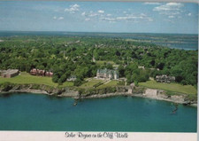 Salve Regina Sur Le Cliffwalk Newport RI Carte Postale Continentale