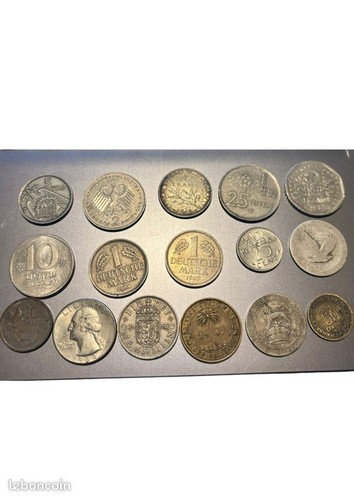 Lot pièces francs - francs, +