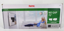 Support mural Hama QLED TILT, No Gap pour Samsung série Q7/Q8/Q9 118110