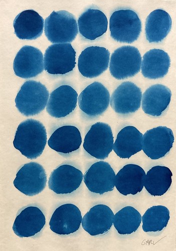 Monochrome abstrait original - monochrome,