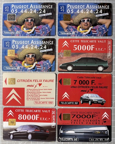 Télécartes peugeot - 8,