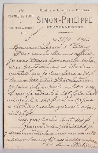 Cpa chatelaudren carte - cpa,