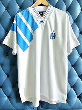 Maillot vintage Olympique Marseille OM 93 1993 anniv. 10 ans Adidas taille L