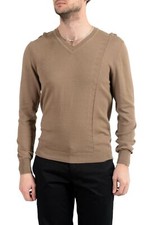 Malo Men's Light Brown V-Neck