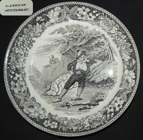 Assiette parlante - , (avant