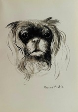 Francis PICABIA - "Le pékinois" - Héliogravure signée, 1952