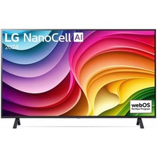 LG NANO82 55″ NanoCell 4K UHD α5 AI Gen 7 WebOS 24 TV Intelligente