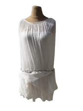 Robe en soie Maje Blanche modèle Sonore Taille M