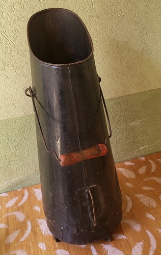 Ancien seau charbon en - seau,