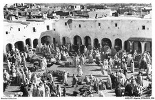 AOQP2-0099-ALGERIE - SCENES ET TYPES - un marché dans les sud