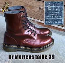 Dr MARTENS "Pascal" taille 39 UK6 Bordeaux vernis 1460