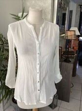 Chemise ANTONELLE taille 38 blanc très bon état 
