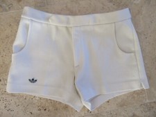 Short tennis ADIDAS vintage années 80 sport collection TREFOIL blanc 75