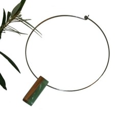 Pendentif en bois d'olivier et