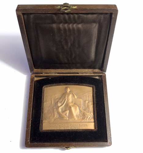 Medaille bronze art déco - medaille,