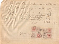 1919 - M. JOSSET CALON