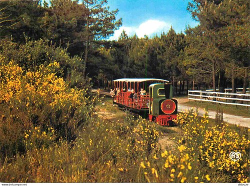 Carte postale trains - carte,