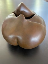 Curiosa unique grande sculpture vagin XXème siècle numéroté 2/8 signé vulve 