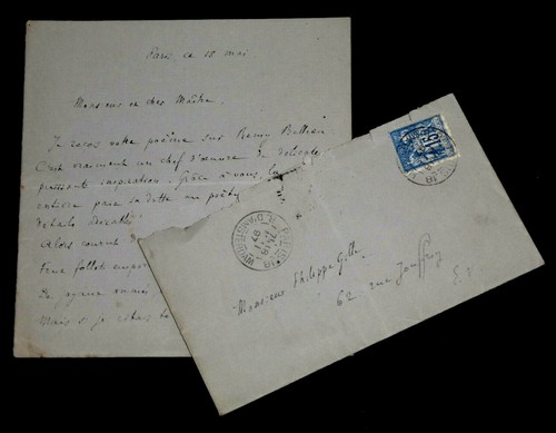 Emile hinzelin lettre - hinzelin,