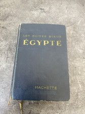 Ancien Livre Les Guides Bleus Egypte 1956 Souvenir Voyage 