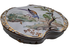 Vintage ✨ GRANDE BOITE A BIJOUX ✨ EN PORCELAINE DE LIMOGE ✨ ANCIENNE